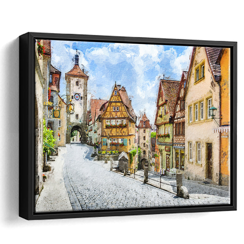 Franconia Germany Framed Canvas Prints Wall Art Decor - Paiting Canvas, Art Prints, Floating Frame