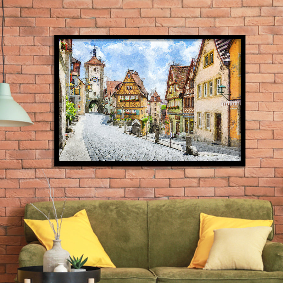 Franconia Germany Framed Art Prints Wall Decor - Painting Prints, Framed Picture, Home Decor