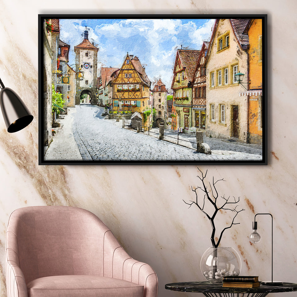 Franconia Germany Framed Canvas Prints Wall Art Decor - Paiting Canvas, Art Prints, Floating Frame