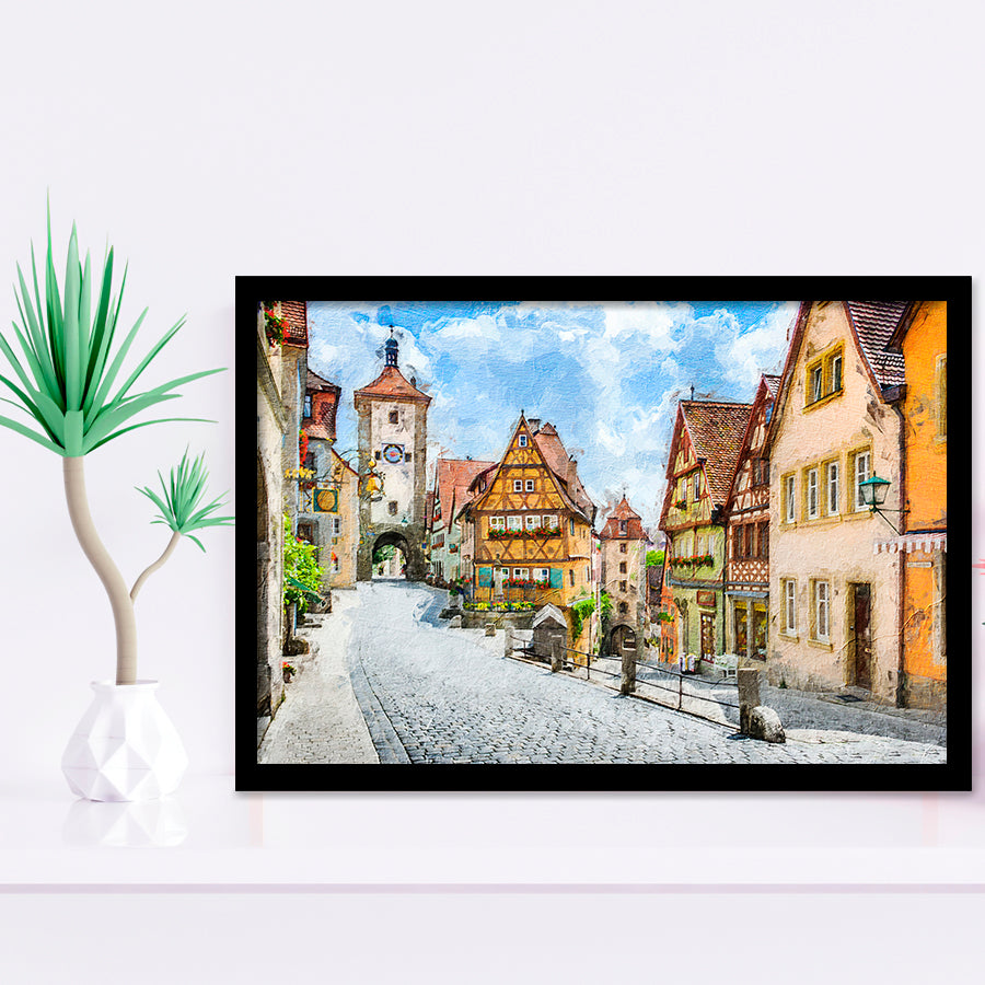 Franconia Germany Framed Art Prints Wall Decor - Painting Prints, Framed Picture, Home Decor