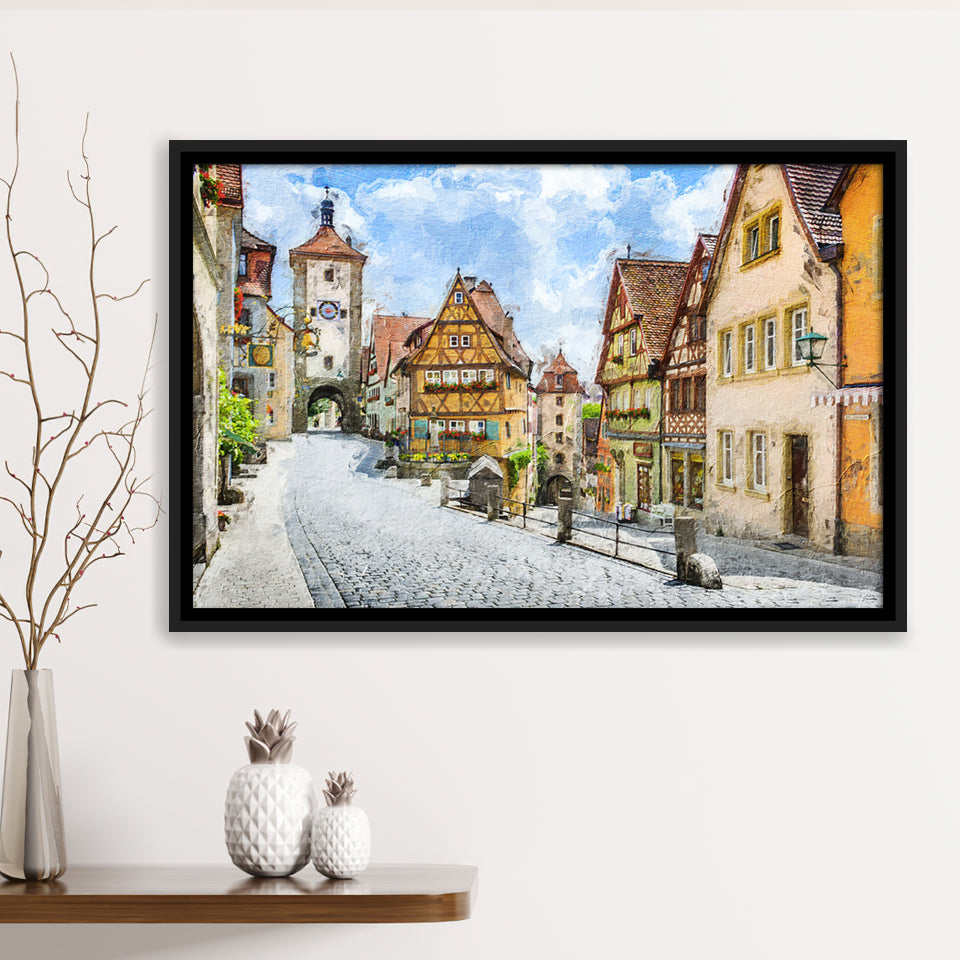 Franconia Germany Framed Canvas Prints Wall Art Decor - Paiting Canvas, Art Prints, Floating Frame