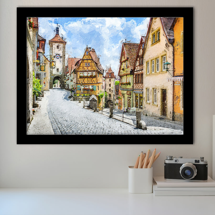 Franconia Germany Framed Art Prints Wall Decor - Painting Prints, Framed Picture, Home Decor
