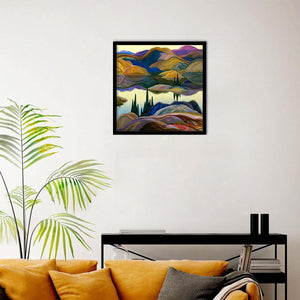 Franklin Carmichael - Mirror Lake - Canada - Mountain Art, Art Print, Frame Art