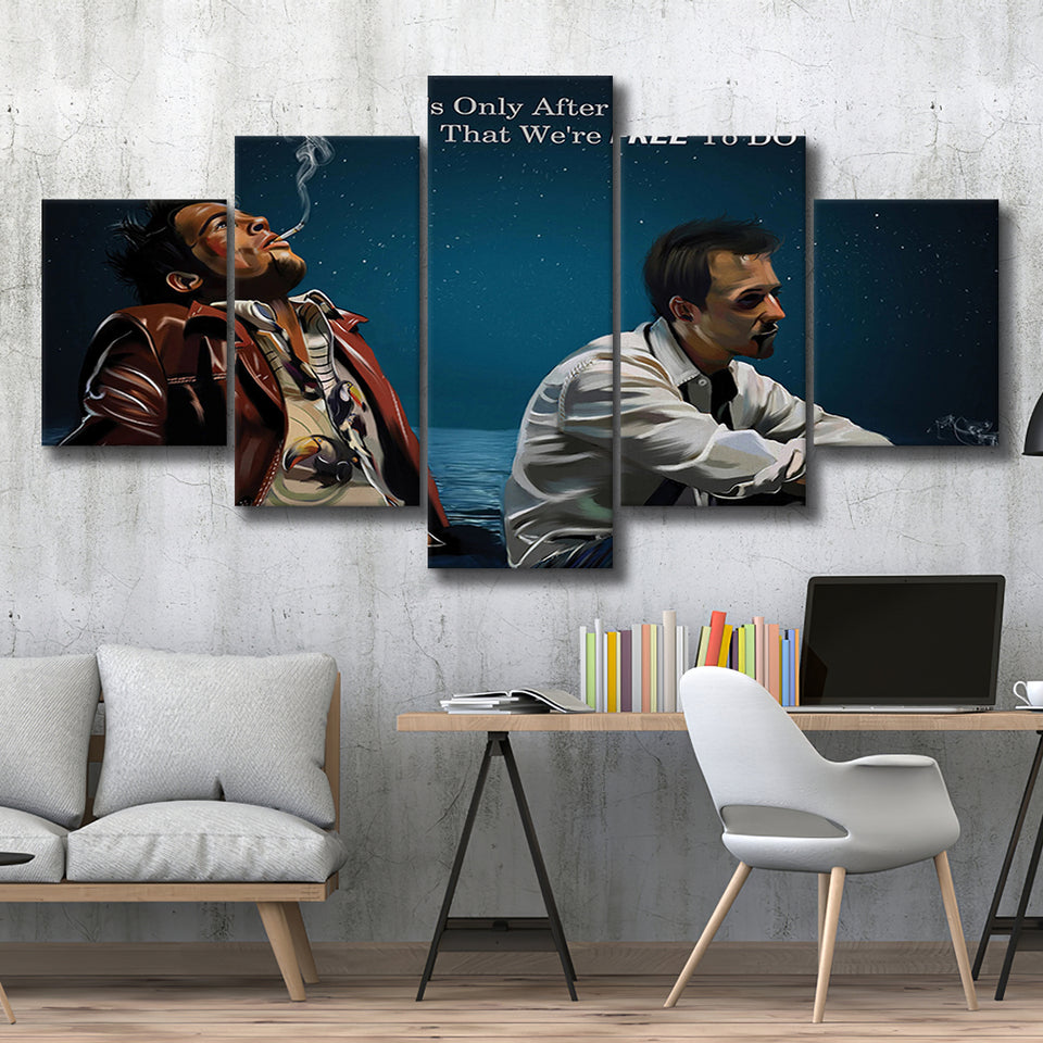 Free To Do Anything, Motivation Quote, Multi Panels, 5 Pieces, Canvas Prints Wall Art Home Decor