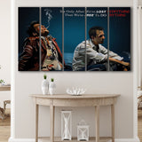 Free To Do Anything, Motivation Quote, Multi Panels, 5 Pieces B, Canvas Prints Wall Art Home Decor,X Large Canvas