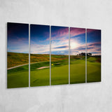 French Lick Resort Best Golf Resorts Courses, 5 Panels Extra Large Canvas Prints Wall Art Decor
