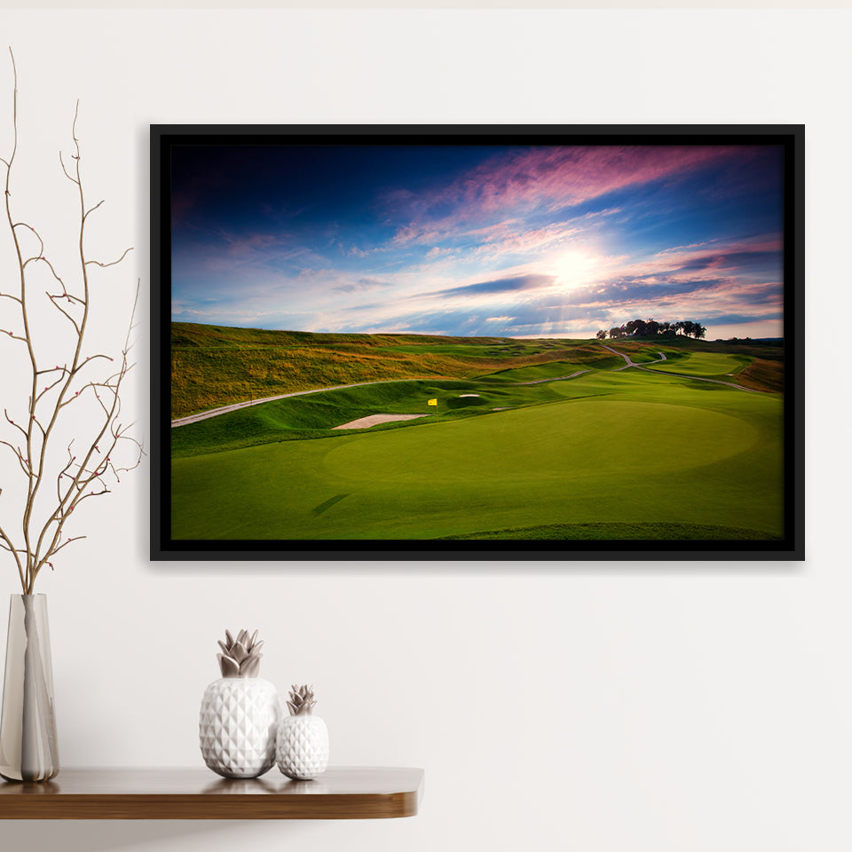 French Lick Resort Best Golf Resorts Courses, Golf Art Print, Framed Canvas Prints Wall Art Decor, Floating Frame