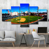 Fresno Grizzlies Wall Art Chukchansi Park Stadium Canvas Prints Baseball,Multi Panels,Sport Stadium Art Prints, Fan Gift