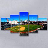 Fresno Grizzlies Wall Art Chukchansi Park Stadium Canvas Prints Baseball,Multi Panels,Sport Stadium Art Prints, Fan Gift