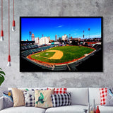 Fresno Grizzlies Wall Art Chukchansi Park Stadium Art Prints Baseball,Sport Stadium Art Prints, Fan Gift, Wall Decor