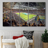 Friends Arena, Stadium Canvas, Sport Art, Gift for him, Multi Panels B, Canvas Prints Wall Art Decor