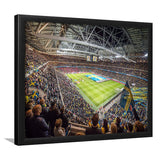 Friends Arena, Stadium Canvas, Sport Art, Gift for him, Framed Art Prints Wall Art Decor, Framed Picture