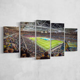 Friends Arena, Stadium Canvas, Sport Art, Large Canvas, Multi Panels, Canvas Prints Wall Art Decor