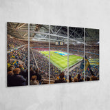 Friends Arena, Stadium Canvas, Sport Art, Gift for him, Multi Panels B, Canvas Prints Wall Art Decor
