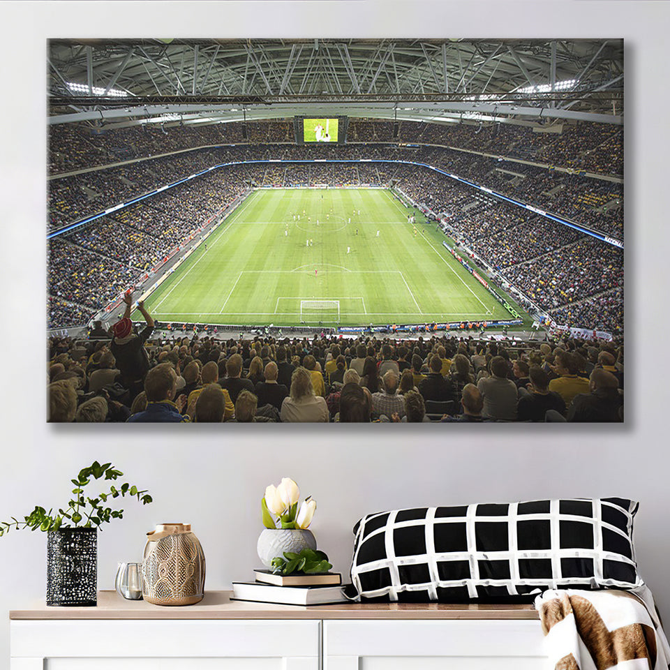 Friends Arena Stadium, Stadium Canvas, Sport Art, Gift for him,V1 Fan Gift, Canvas Prints Wall Art Decor