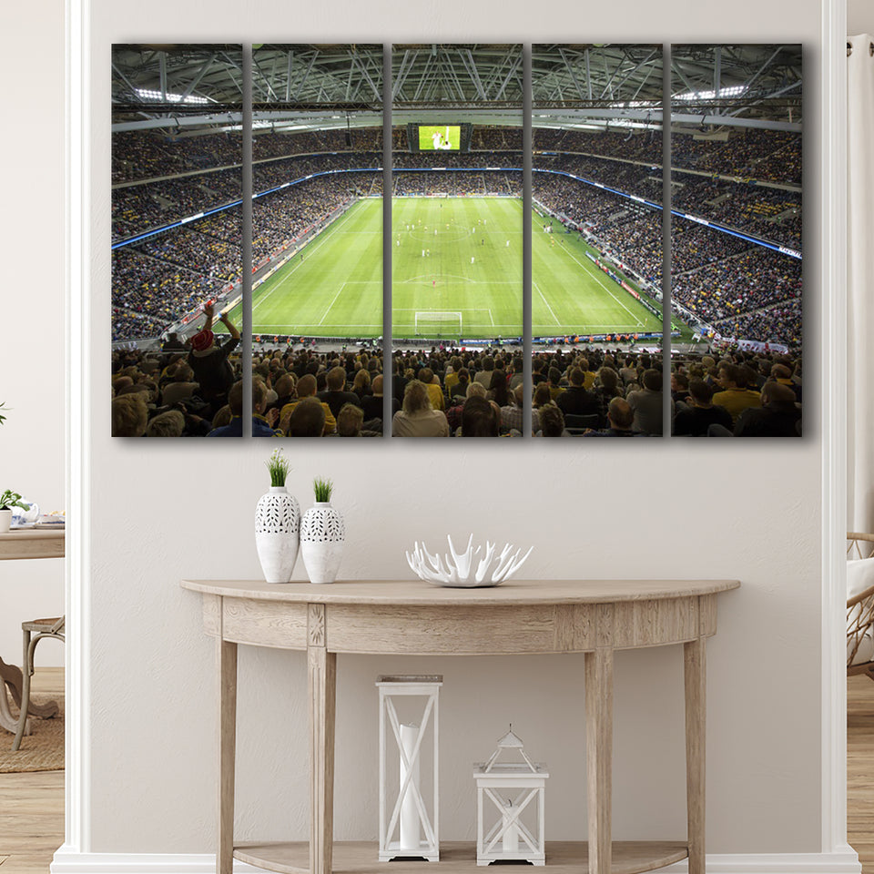 Friends Arena Stadium, Stadium Canvas, Sport Art, Gift for him,100 Multi Panels B, Canvas Prints Wall Art Decor