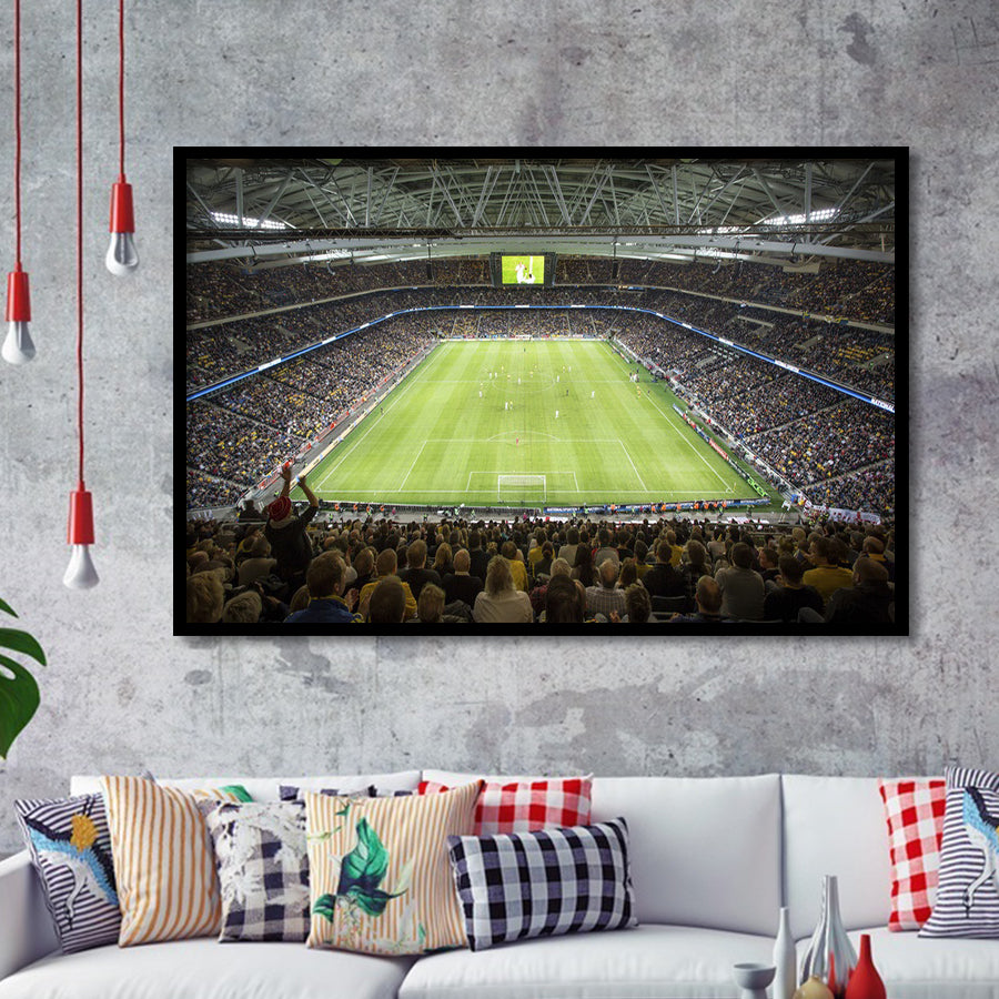 Friends Arena Stadium, Stadium Canvas, Sport Art, Gift for him,100 Framed Art Prints Wall Art Decor, Framed Picture