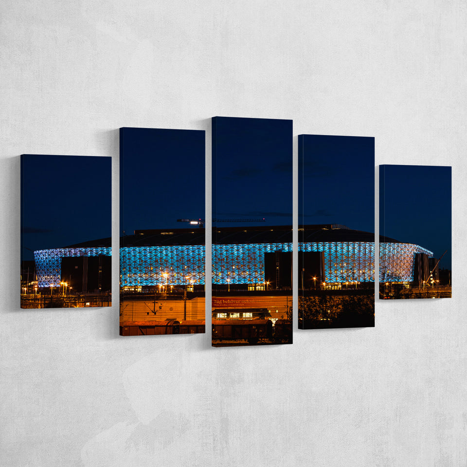 Friends Arena in Stockholm, Stadium Canvas, Sport Art, Large Canvas, Multi Panels, Canvas Prints Wall Art Decor