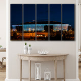 Friends Arena in Stockholm, Stadium Canvas, Sport Art, Gift for him, Multi Panels B, Canvas Prints Wall Art Decor