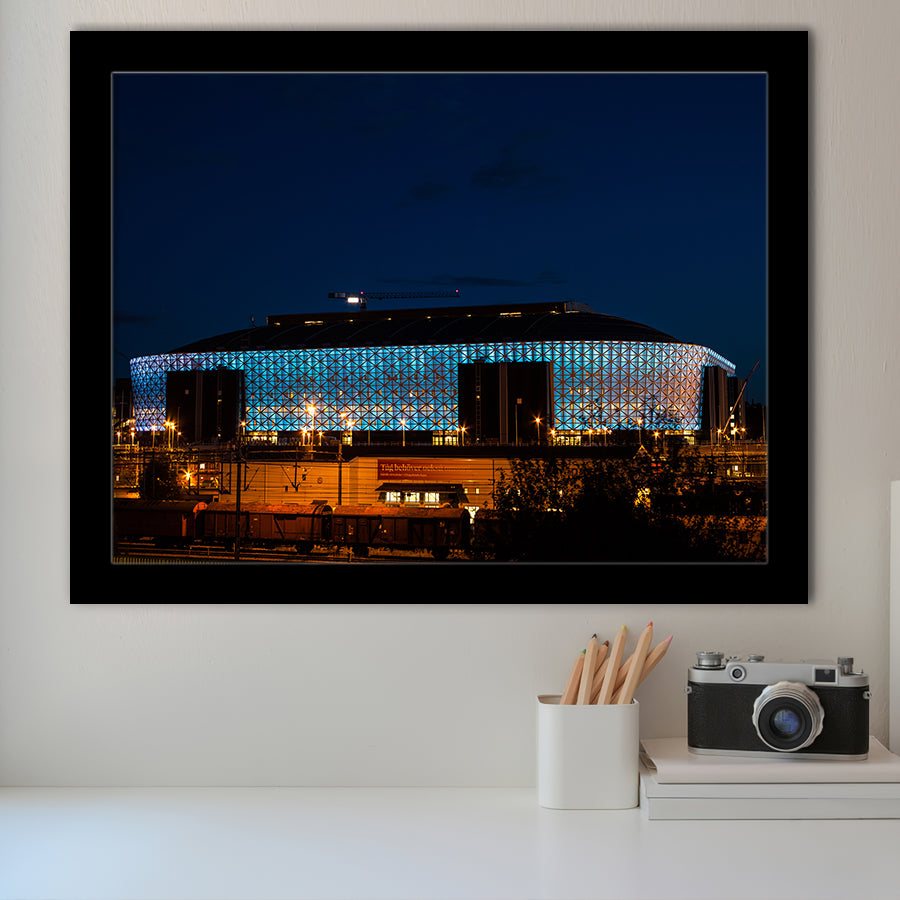 Friends Arena in Stockholm, Stadium Canvas, Sport Art, Gift for him, Framed Art Prints Wall Art Decor, Framed Picture