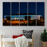 Friends Arena in Stockholm, Stadium Canvas, Sport Art, Gift for him, Multi Panels B, Canvas Prints Wall Art Decor