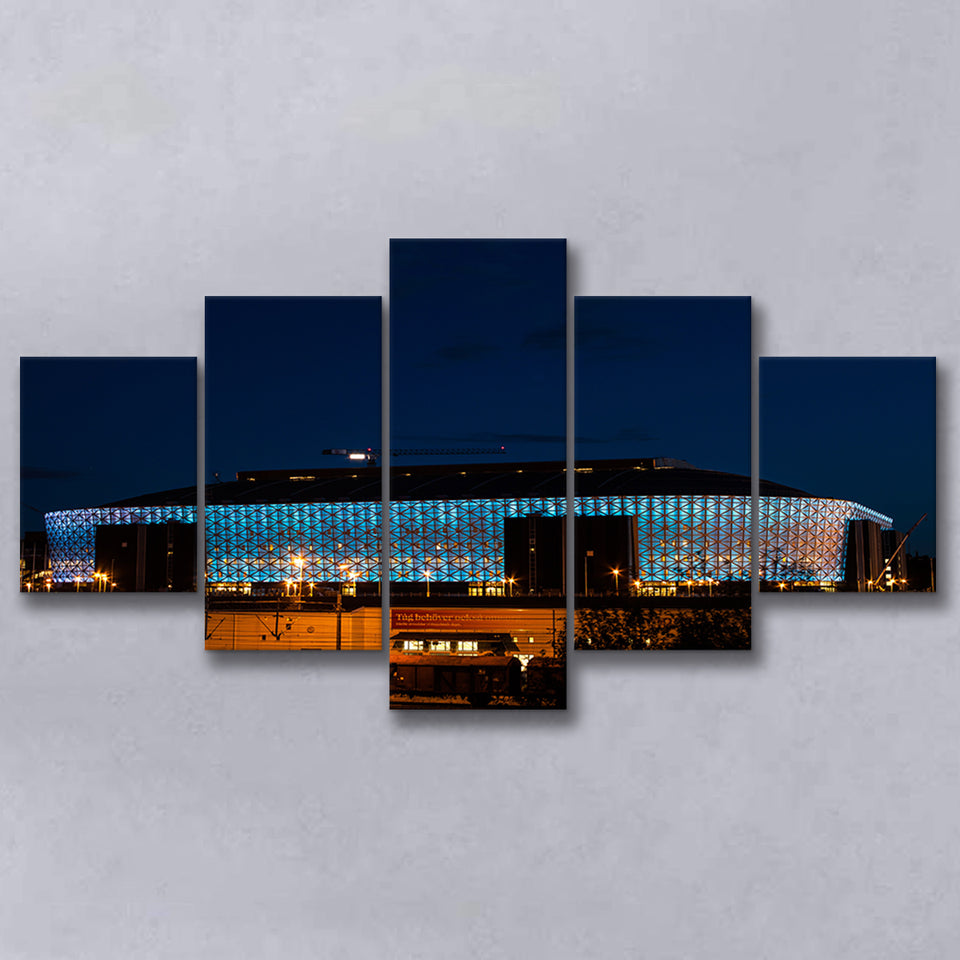 Friends Arena in Stockholm, Stadium Canvas, Sport Art, Large Canvas, Multi Panels, Canvas Prints Wall Art Decor