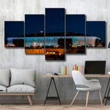 Friends Arena in Stockholm, Stadium Canvas, Sport Art, Large Canvas, Multi Panels, Canvas Prints Wall Art Decor