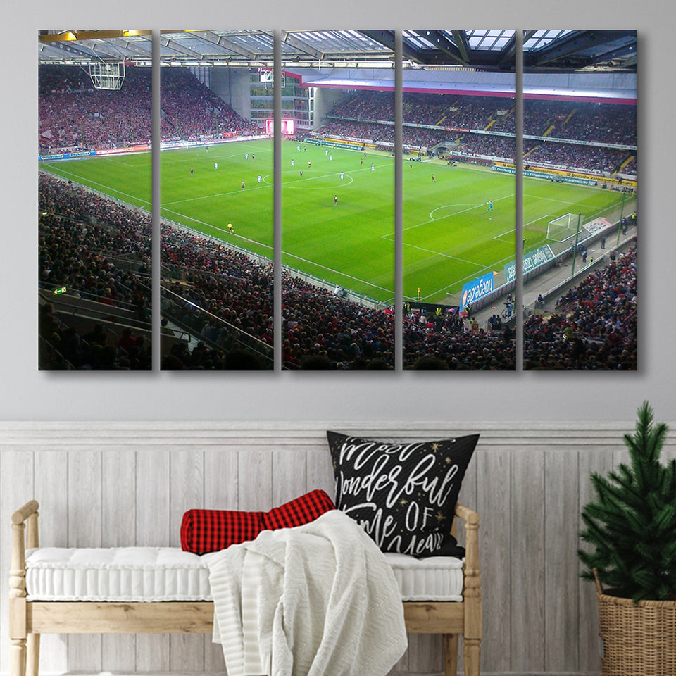 Fritz Walter Stadium, Stadium Canvas, Sport Art, Gift for him, Multi Panels B, Canvas Prints Wall Art Decor