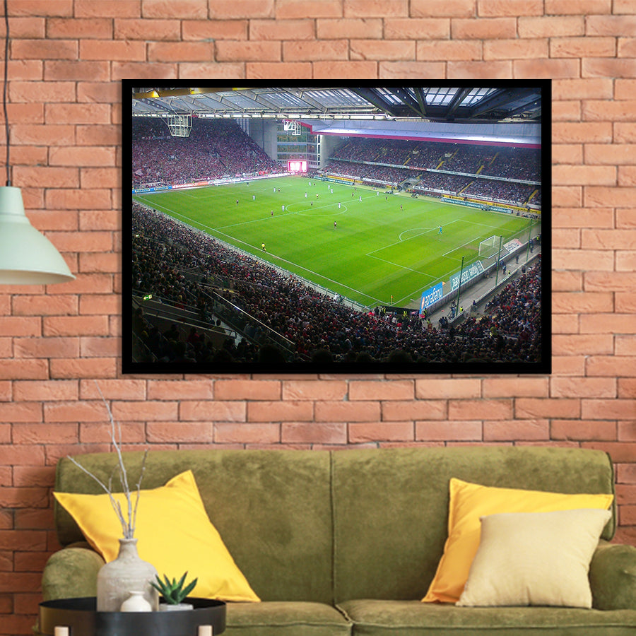 Fritz Walter Stadium, Stadium Canvas, Sport Art, Gift for him, Framed Art Prints Wall Art Decor, Framed Picture