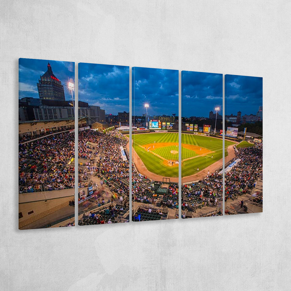 Frontier Field, Stadium Canvas, Sport Art, Gift for him, Multi Panels B, Canvas Prints Wall Art Decor