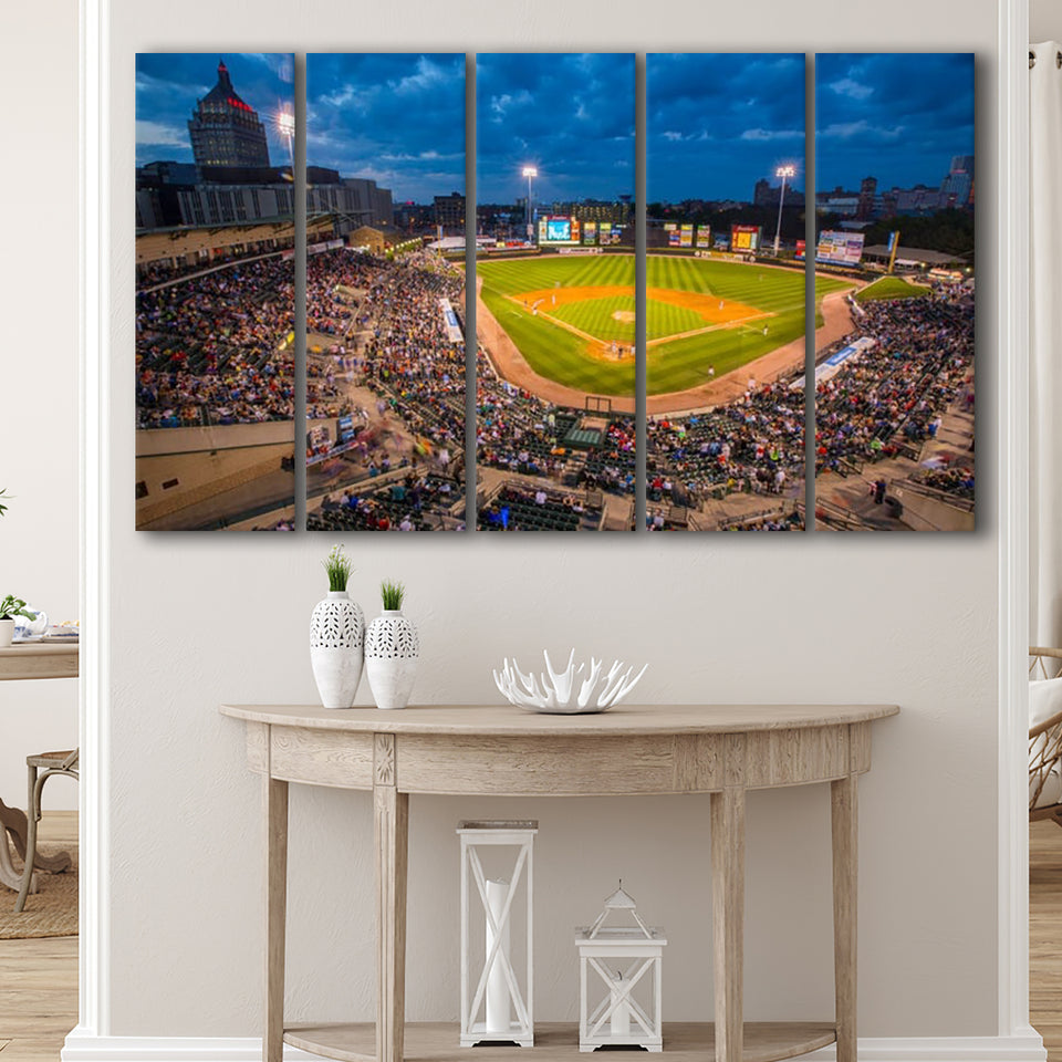 Frontier Field, Stadium Canvas, Sport Art, Gift for him, Multi Panels B, Canvas Prints Wall Art Decor