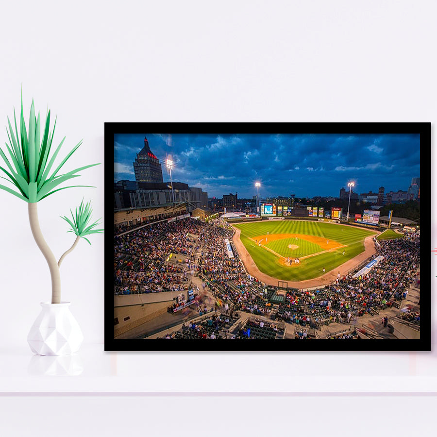 Frontier Field, Stadium Canvas, Sport Art, Gift for him, Framed Art Prints Wall Art Decor, Framed Picture
