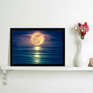 Full Moon Canvas Wall Art - Framed Art, Prints For Sale, Painting For Sale, Framed Canvas, Painting Canvas