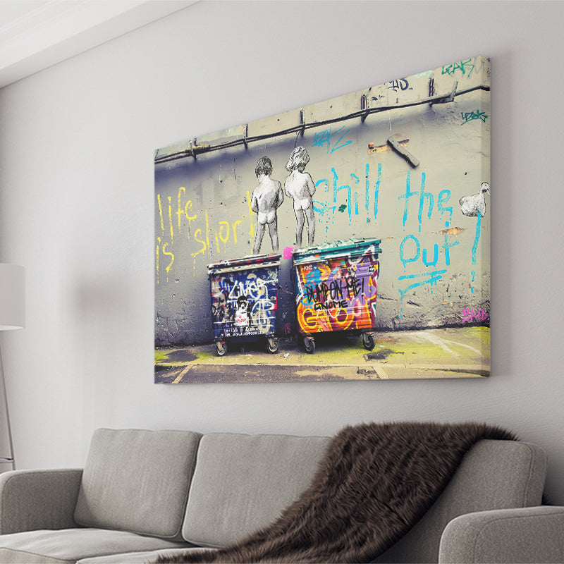 Funky Canvas Prints Wall Art Decor - Painting Canvas,Home Decor, Ready to Hang
