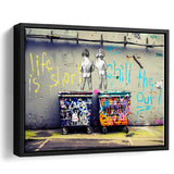 Funky Framed Canvas Prints Wall Art Decor, Framed Picture, Floating Frame