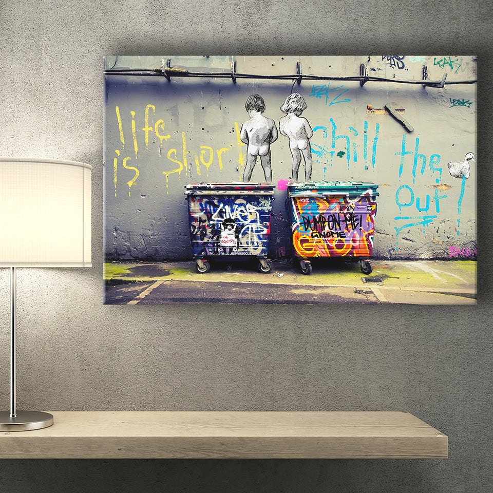 Funky Canvas Prints Wall Art Decor - Painting Canvas,Home Decor, Ready to Hang