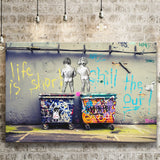 Funky Canvas Prints Wall Art Decor - Painting Canvas,Home Decor, Ready to Hang
