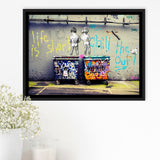 Funky Framed Canvas Prints Wall Art Decor, Framed Picture, Floating Frame