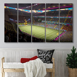 Fut Stadium Fifa, Stadium Canvas, Sport Art, Gift for him, Multi Panels B, Canvas Prints Wall Art Decor