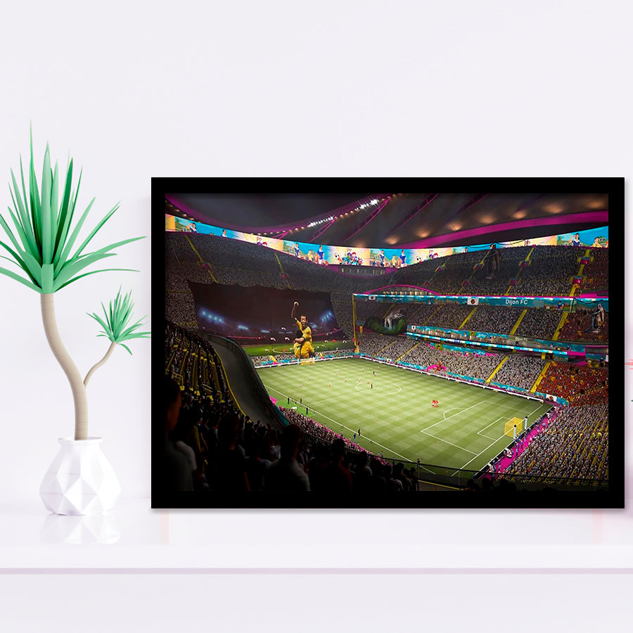 Fut Stadium Fifa, Stadium Canvas, Sport Art, Gift for him, Framed Art Prints Wall Art Decor, Framed Picture