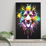German Shepherd Pet House Decor Canvas Prints Wall Art Decor - Painting Canvas, Home Decor, Art Print, Art For Sale