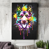 German Shepherd Pet House Decor Canvas Prints Wall Art Decor - Painting Canvas, Home Decor, Art Print, Art For Sale