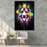 German Shepherd Pet House Decor Framed Canvas Prints Wall Art Decor - Painting Canvas, Floating Frame, Framed Picture