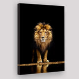 Golden Lion Canvas Prints Wall Art Home Decor - Painting Canvas,Art Prints, Ready to hang