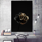 Golden Rose v1 Framed Art Prints Wall Decor - Art Prints, Framed Picture,For Sale, Ready to hang