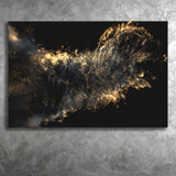 Gold Clash Landscape Canvas Prints Wall Art Home Decor - Painting Canvas, Ready to hang