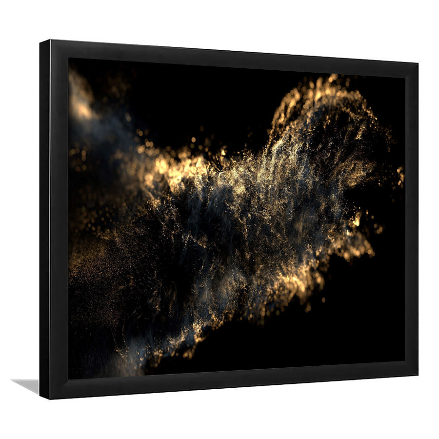 Gold Clash Framed Art Prints Wall Decor - Painting Art,Framed Picture,For Sale, Ready to hang