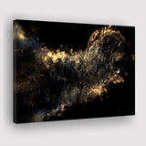 Gold Clash Landscape Canvas Prints Wall Art Home Decor - Painting Canvas, Ready to hang