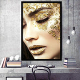 Gold Tishiki Framed Art Prints Wall Decor - Art Prints, Framed Picture,For Sale, Ready to hang