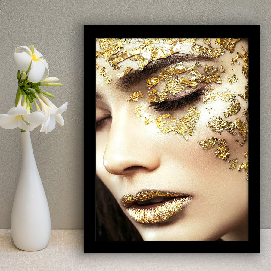 Gold Tishiki Framed Art Prints Wall Decor - Art Prints, Framed Picture,For Sale, Ready to hang